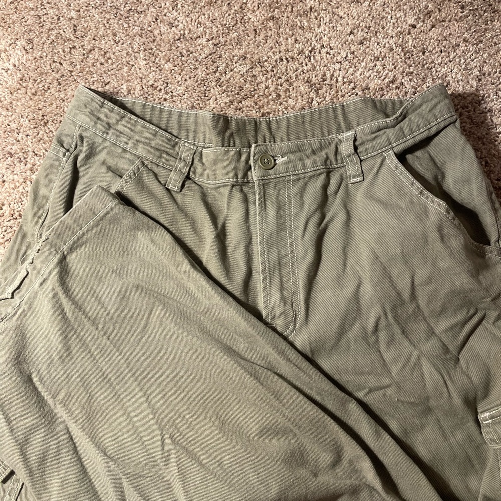 Olive Green Cargos | Divided